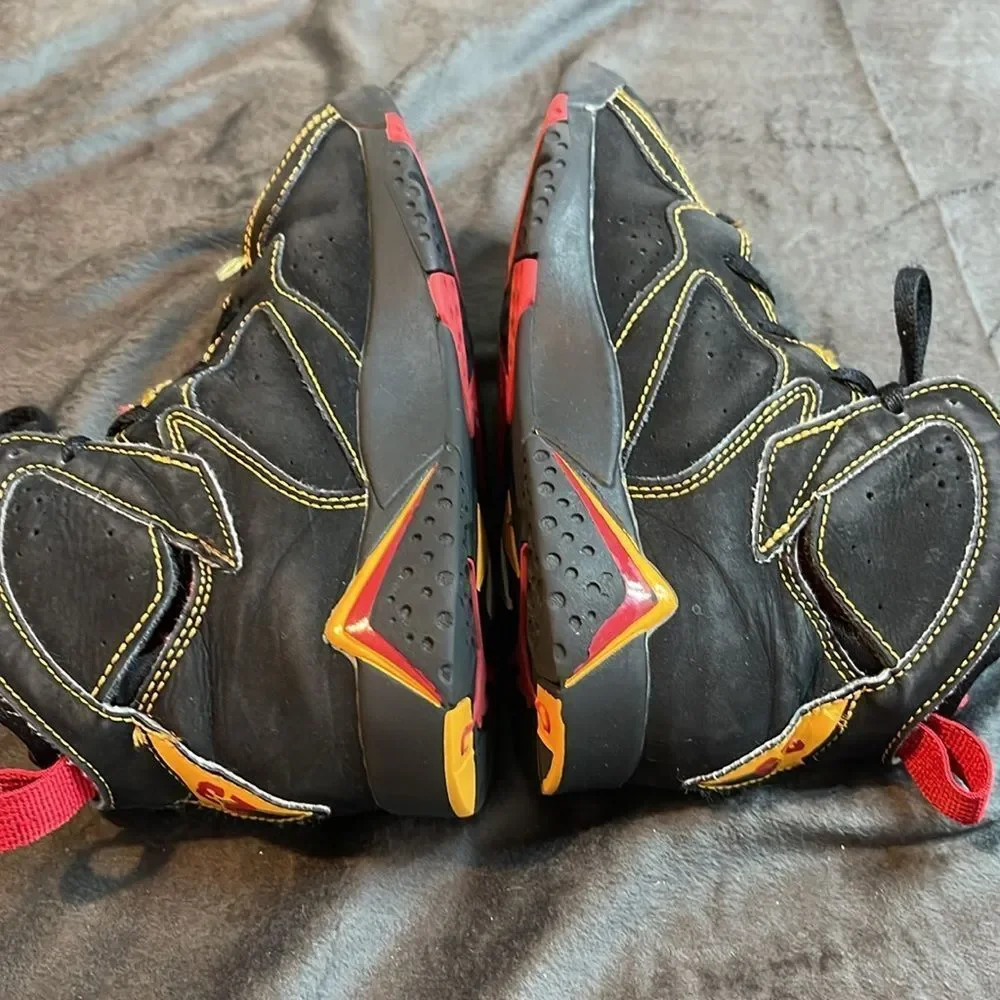 Air Jordan 7 Retro 'Citrus' US Basketball Sneakers, 1.5 Youth